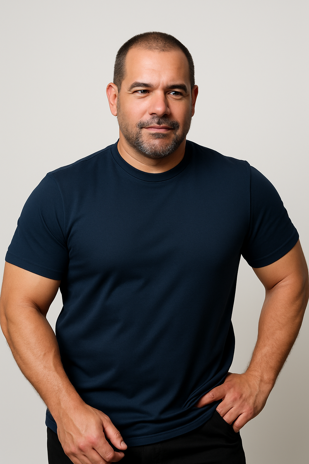 Crew Neck – Navy Blue