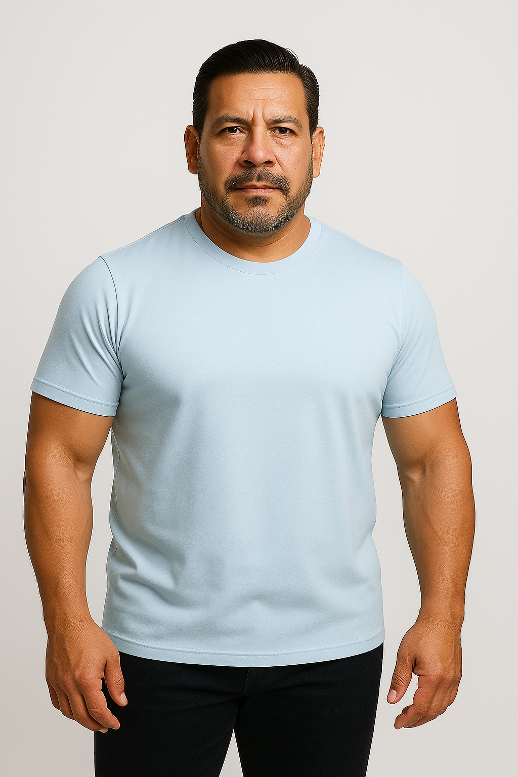 Crew Neck – Turquoise Blue