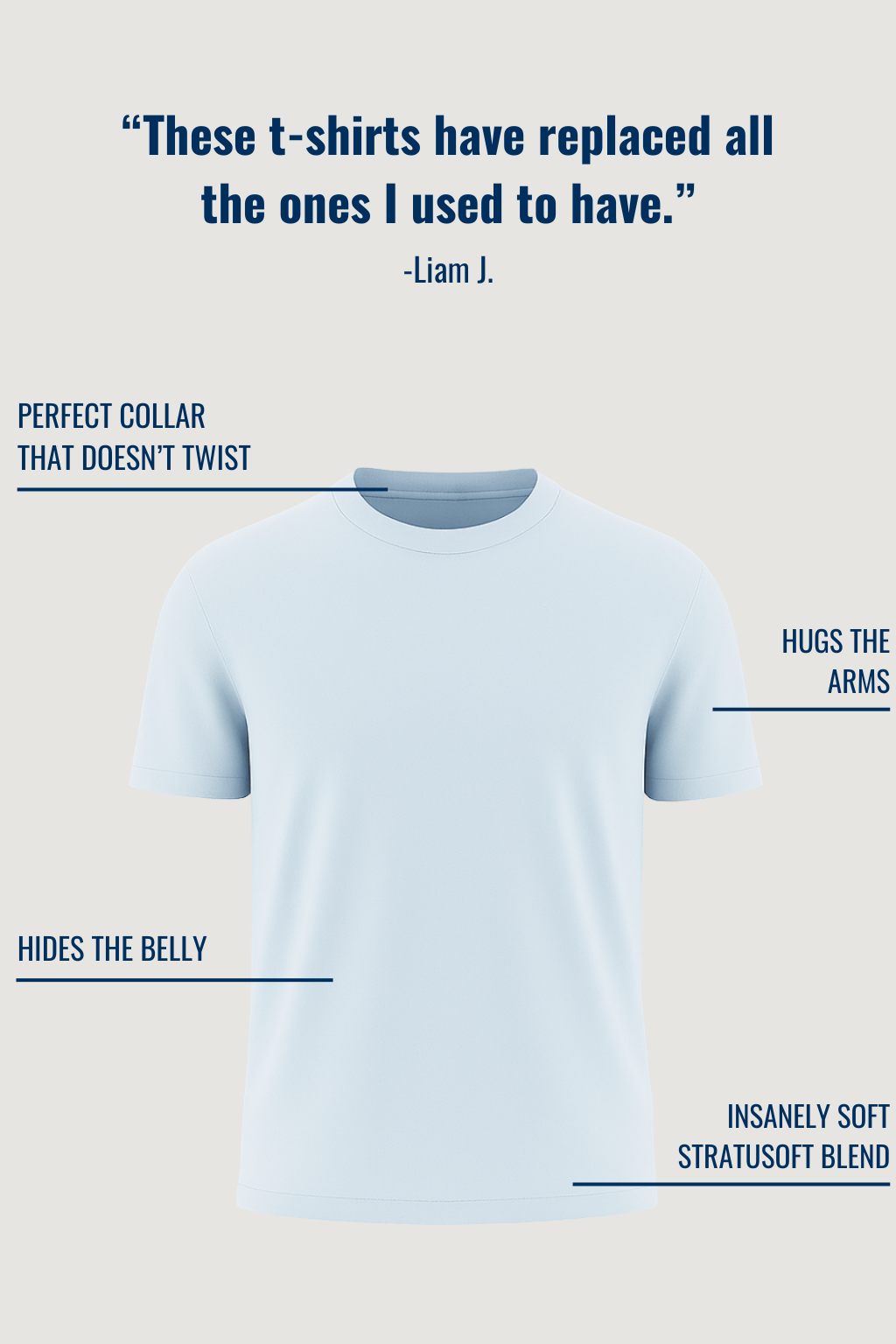 Crew Neck – Turquoise Blue